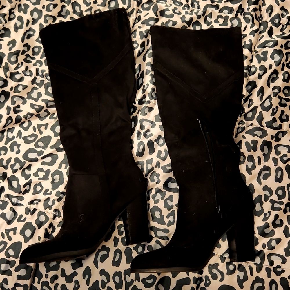 Knee high heels